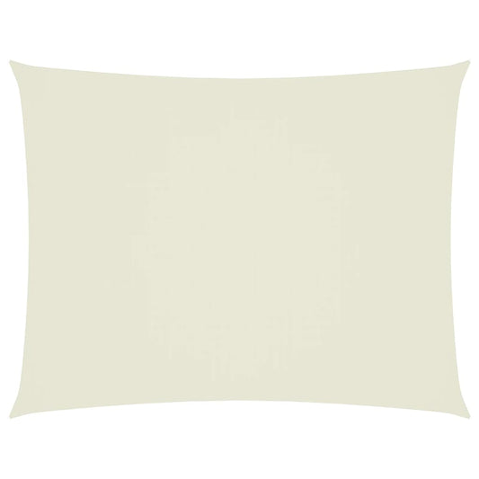 Sunshade Sail Oxford Fabric Rectangular 5x6 m Cream