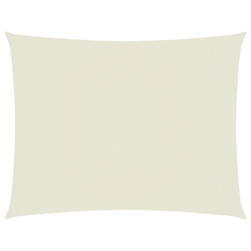 Sunshade Sail Oxford Fabric Rectangular 6x7 m Cream