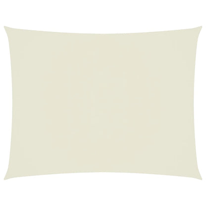 Sunshade Sail Oxford Fabric Rectangular 6x7 m Cream