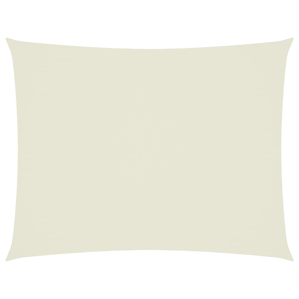 Sunshade Sail Oxford Fabric Rectangular 6x8 m Cream
