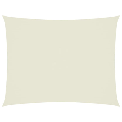 Sunshade Sail Oxford Fabric Rectangular 6x8 m Cream