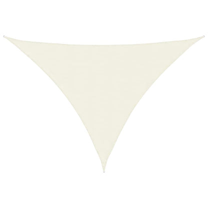 135237 vidaXL Sunshade Sail Oxford Fabric Triangular 5x7x7 m Cream