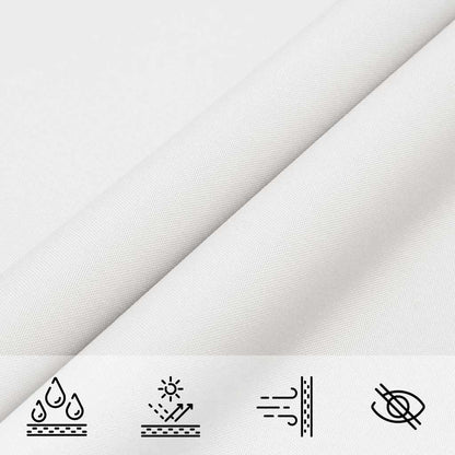135250 vidaXL Sunshade Sail Oxford Fabric Square 4,5x4,5 m White