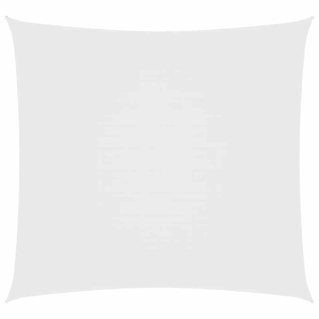 Sunshade Sail Oxford Fabric Square 6x6 m White