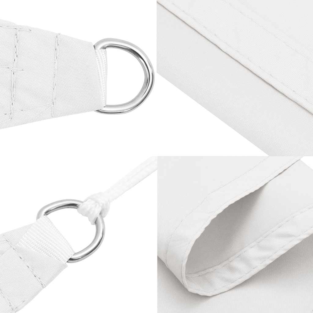 Sunshade Sail Oxford Fabric Square 6x6 m White