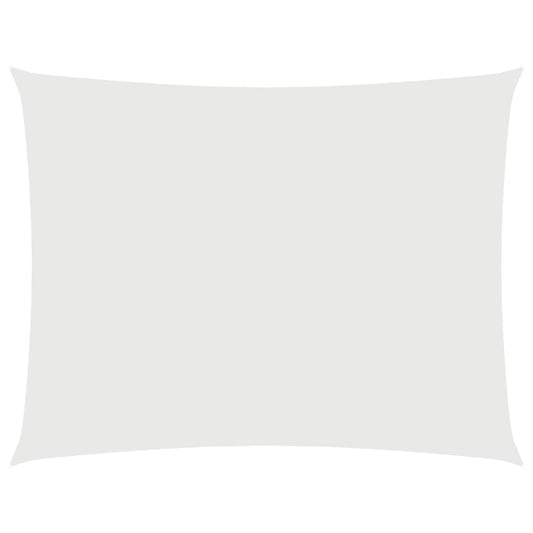 Sunshade Sail Oxford Fabric Rectangular 3x4.5 m White