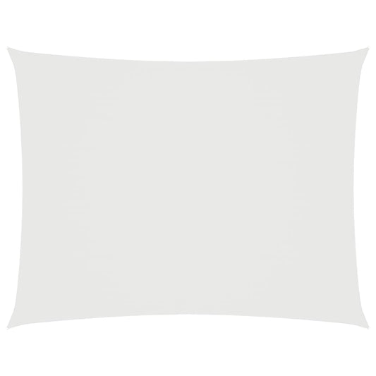 Sunshade Sail Oxford Fabric Rectangular 3x5 m White