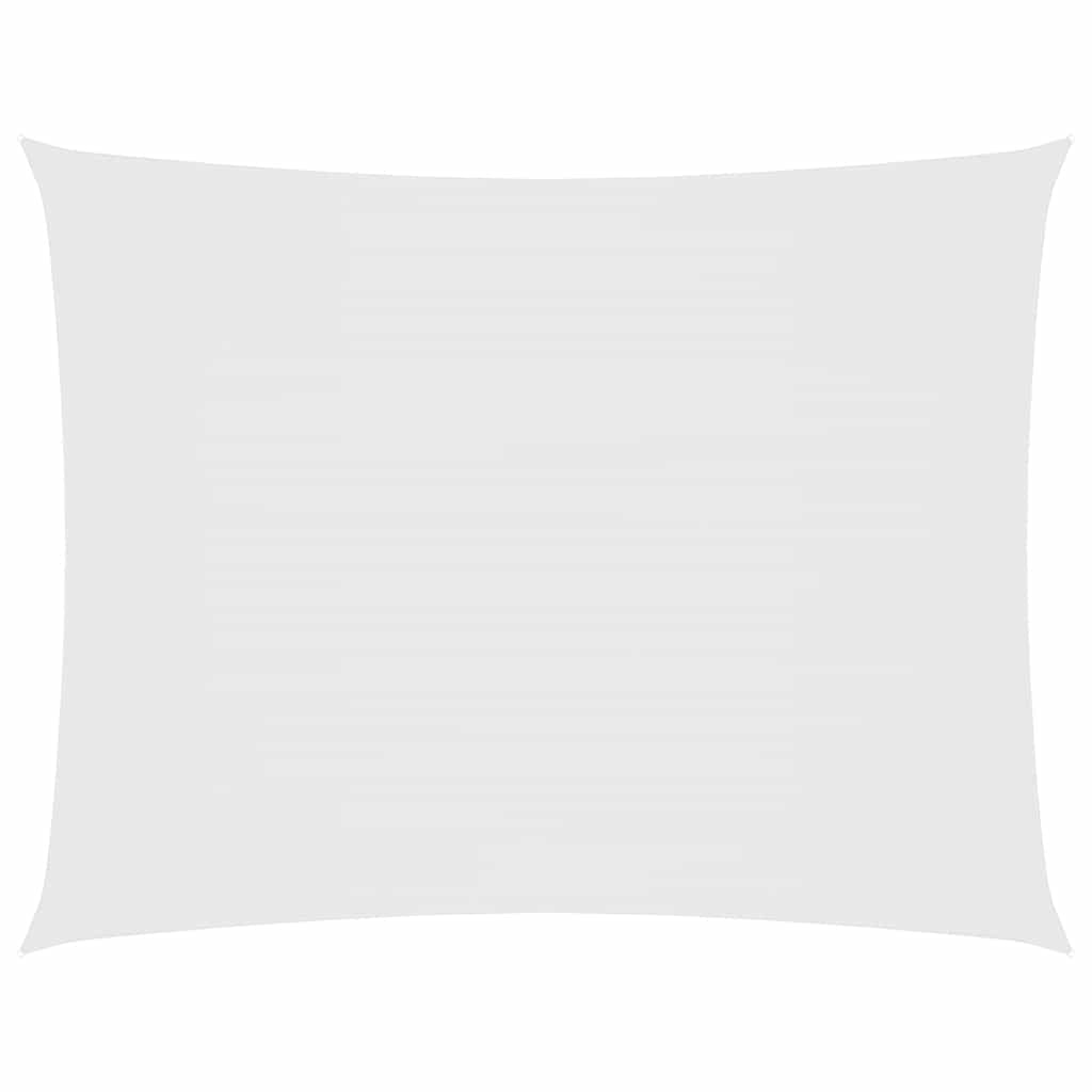 135272 vidaXL Sunshade Sail Oxford Fabric Rectangular 4x6 m White