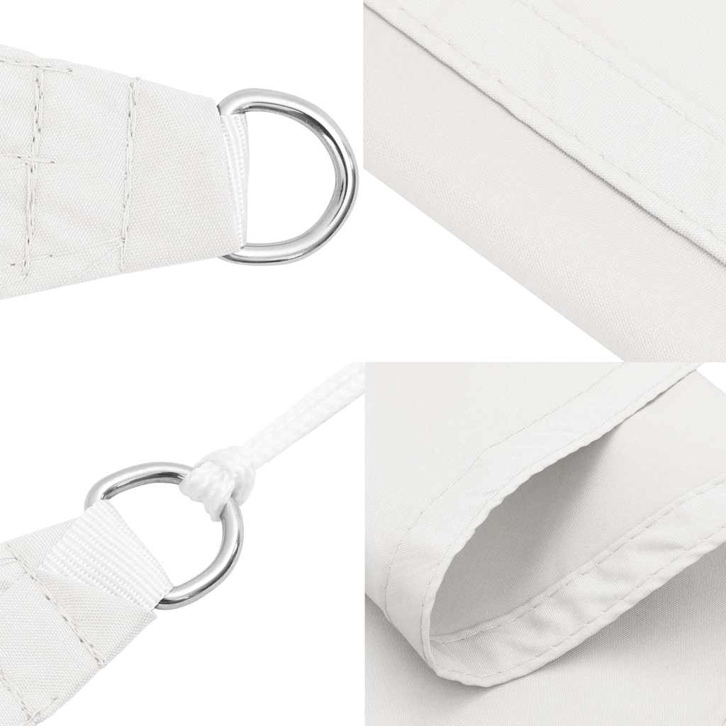 135272 vidaXL Sunshade Sail Oxford Fabric Rectangular 4x6 m White