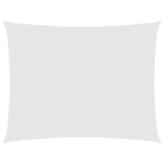 Sunshade Sail Oxford Fabric Rectangular 6x7 m White