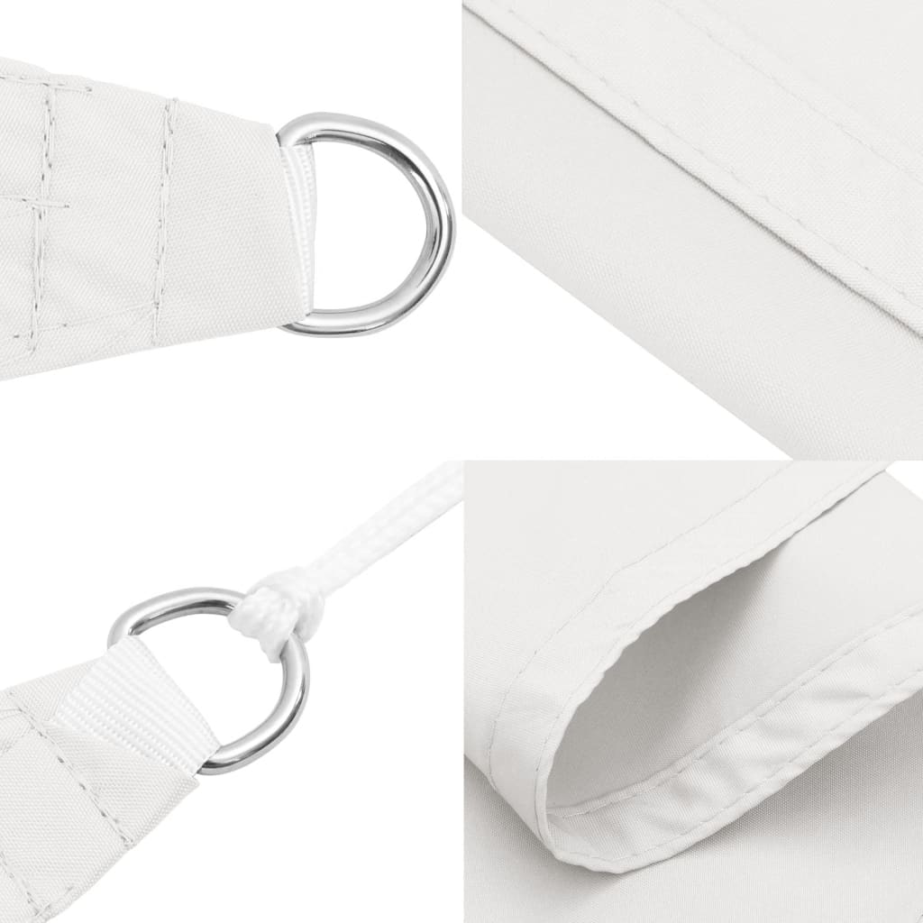 Sunshade Sail Oxford Fabric Rectangular 6x7 m White