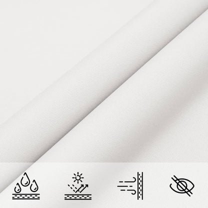 Sunshade Sail Oxford Fabric Triangular 3x3x3 m White