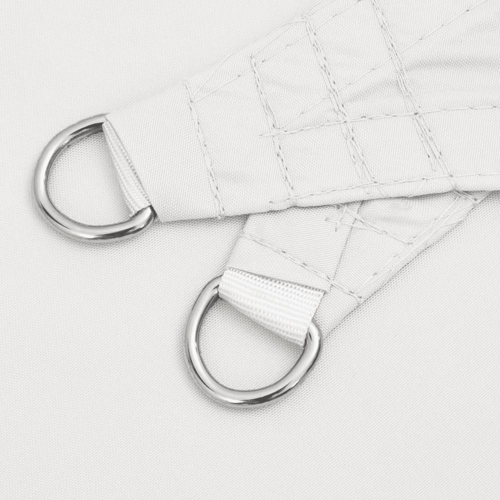 Sunshade Sail Oxford Fabric Triangular 3.5x3.5x4.9 m White