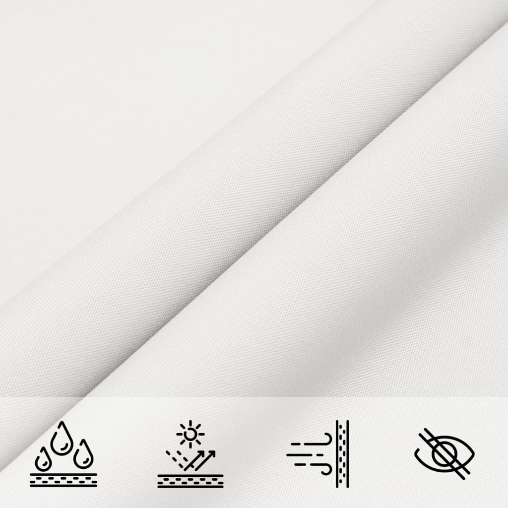 Sunshade Sail Oxford Fabric Triangular 4.5x4.5x4.5 m White