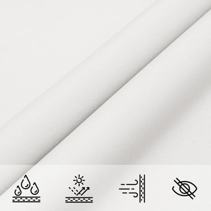 Sunshade Sail Oxford Fabric Triangular 4.5x4.5x4.5 m White