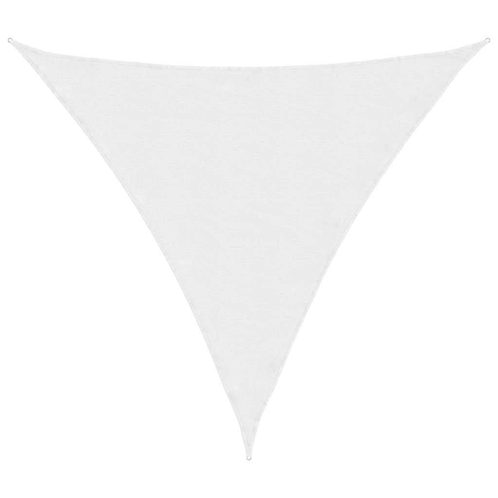 Sunshade Sail Oxford Fabric Triangular 5x5x5 m White