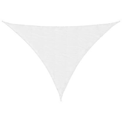 Sunshade Sail Oxford Fabric Triangular 5x7x7 m White