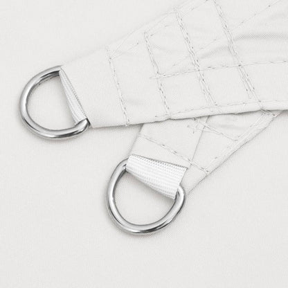 Sunshade Sail Oxford Fabric Triangular 5x7x7 m White