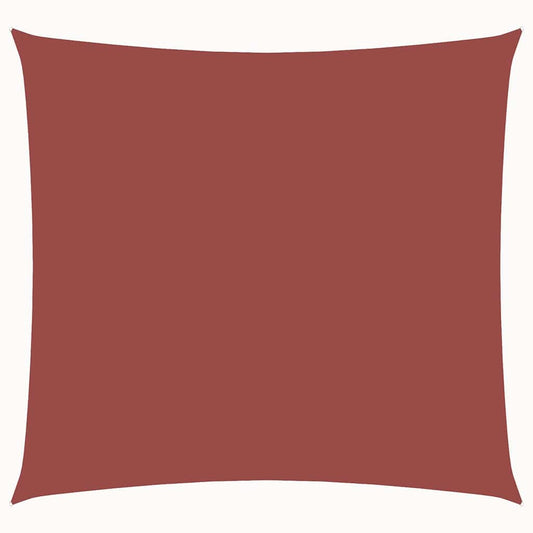 Sunshade Sail Oxford Fabric Square 3x3 m Terracotta