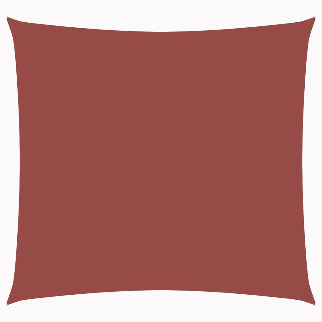 Sunshade Sail Oxford Fabric Square 4x4 m Terracotta
