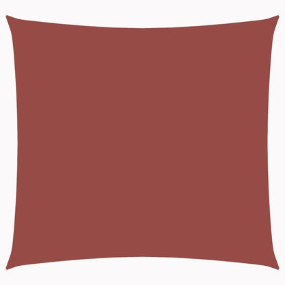 Sunshade Sail Oxford Fabric Square 4x4 m Terracotta