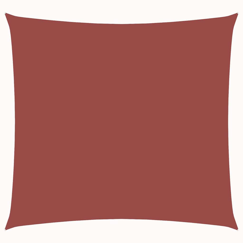 135363 vidaXL Sunshade Sail Oxford Fabric Square 7x7 m Terracotta