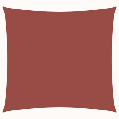 135363 vidaXL Sunshade Sail Oxford Fabric Square 7x7 m Terracotta