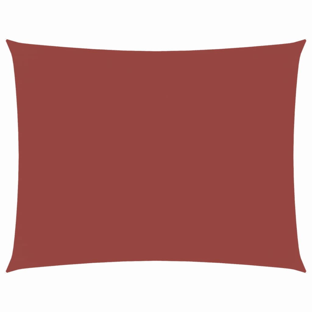 Sunshade Sail Oxford Fabric Rectangular 3x4 m Terracotta