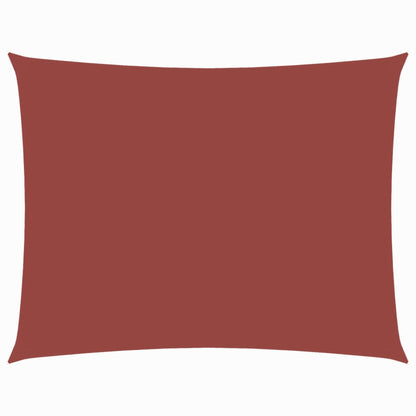 135377 vidaXL Sunshade Sail Oxford Fabric Rectangular 3x5 m Terracotta