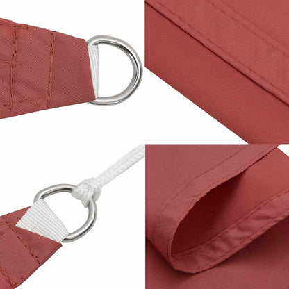 135377 vidaXL Sunshade Sail Oxford Fabric Rectangular 3x5 m Terracotta