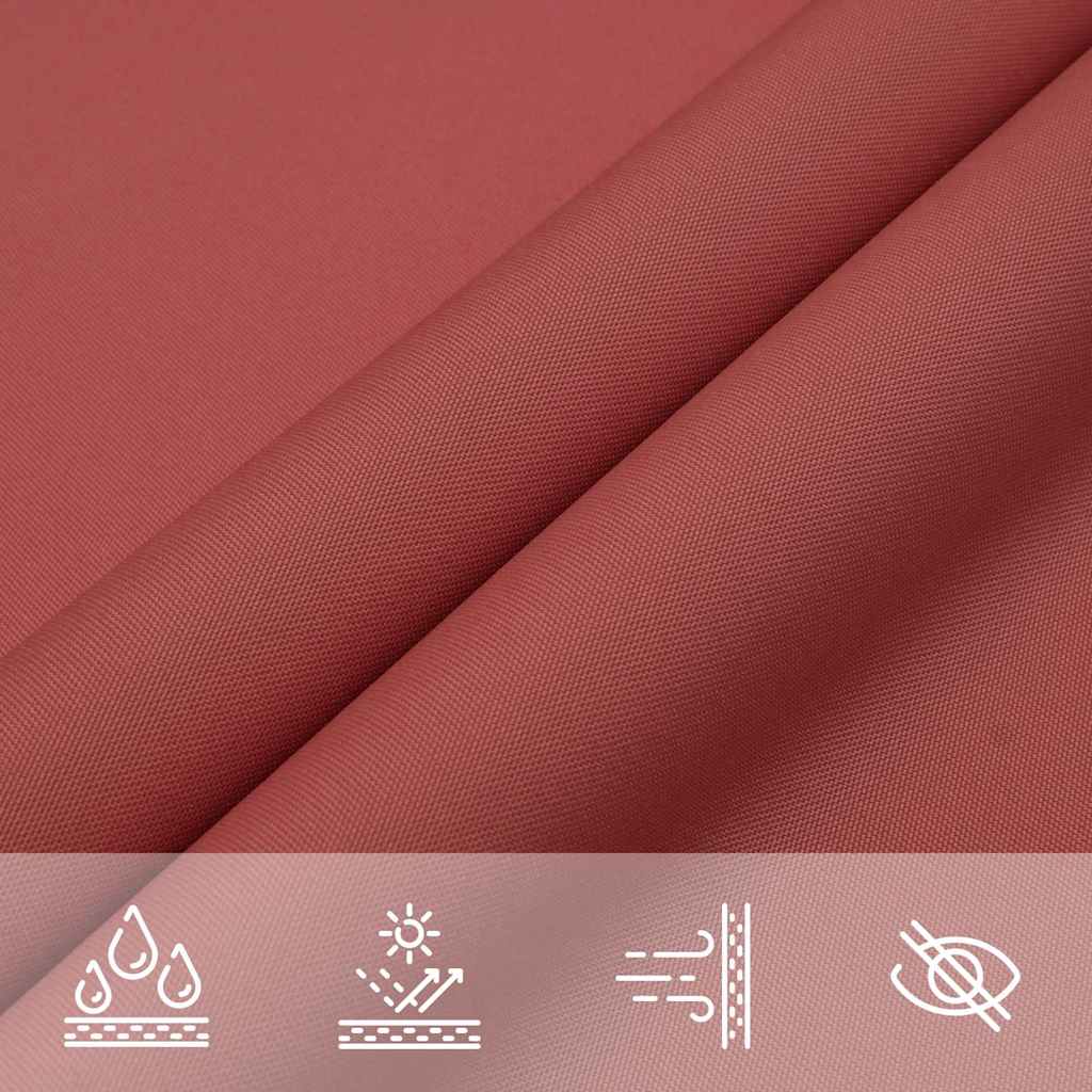 135377 vidaXL Sunshade Sail Oxford Fabric Rectangular 3x5 m Terracotta