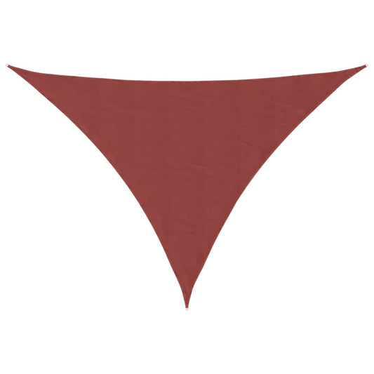 Sunshade Sail Oxford Fabric Triangular 3x3x4.24 m Terracotta