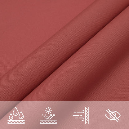 Sunshade Sail Oxford Fabric Triangular 3x4x4 m Terracotta