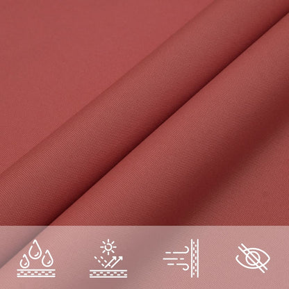 Sunshade Sail Oxford Fabric Triangular 6x6x6 m Terracotta