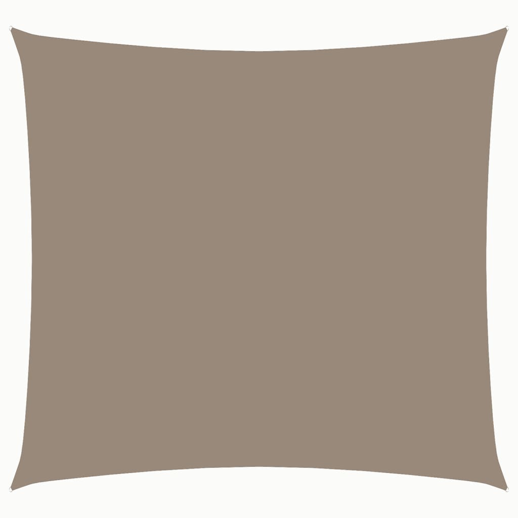 Sunshade Sail Oxford Fabric Square 3x3 m Taupe
