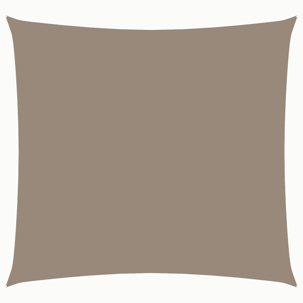 Sunshade Sail Oxford Fabric Square 3.6x3.6 m Taupe