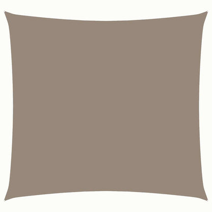 135417 vidaXL Sunshade Sail Oxford Fabric Square 6x6 m Taupe