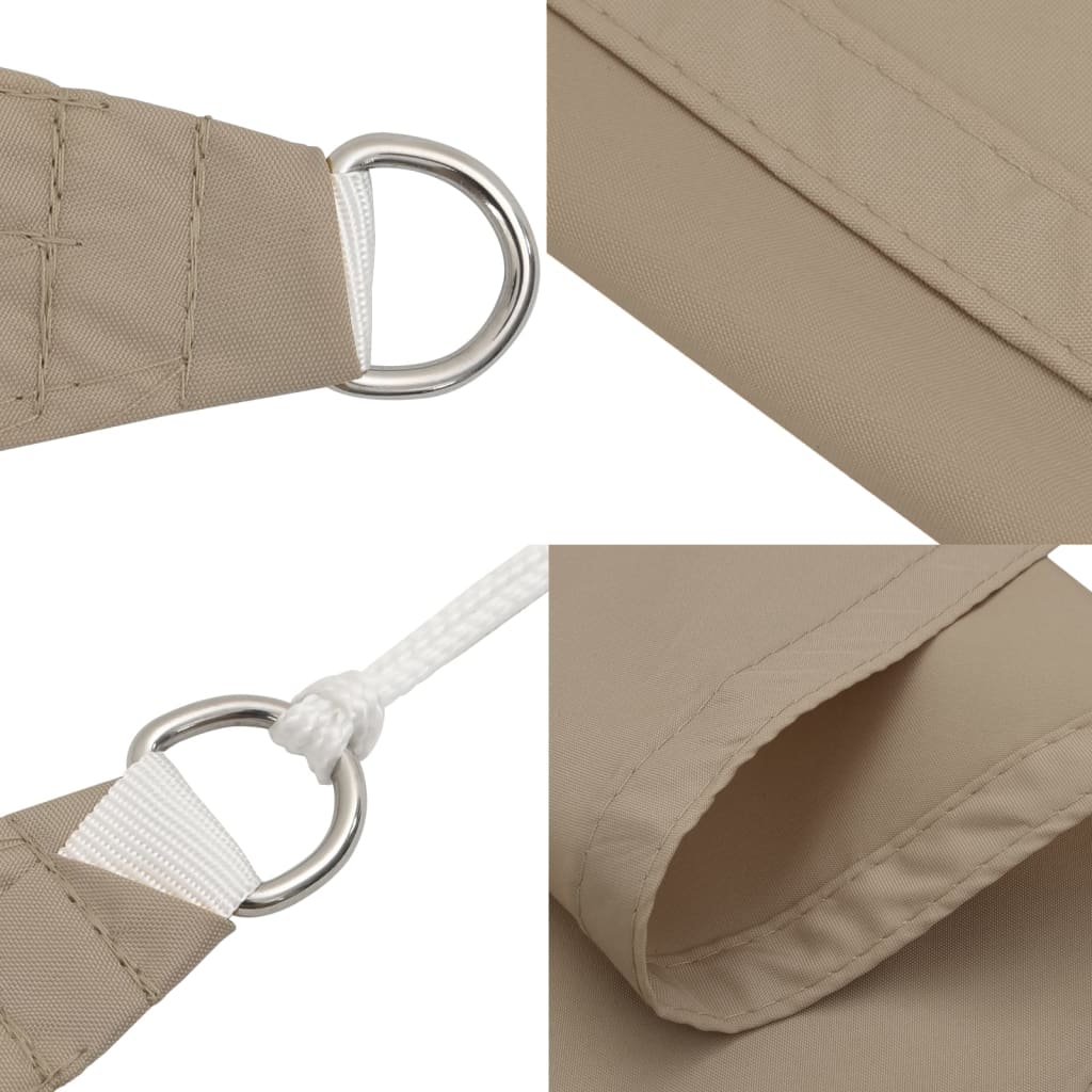 Sunshade Sail Oxford Fabric Rectangular 2x2.5 m Taupe