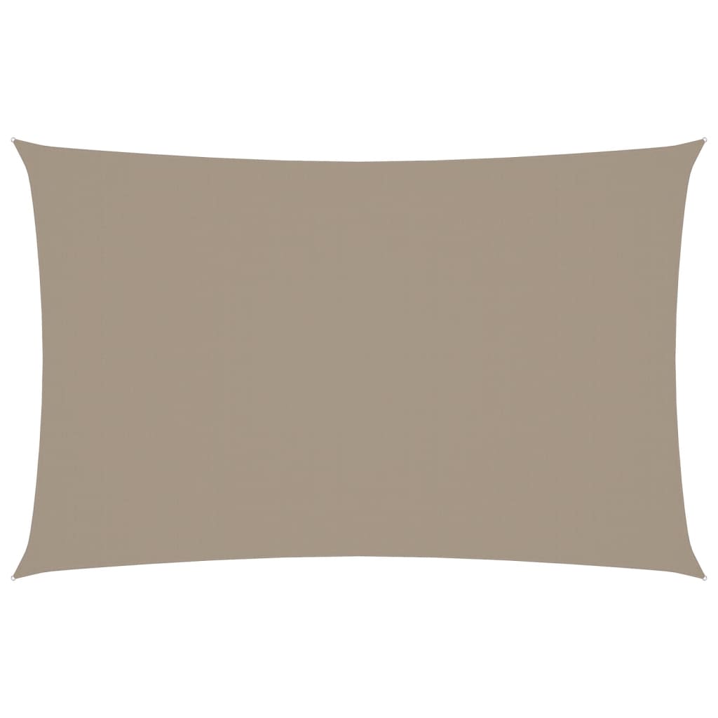 Sunshade Sail Oxford Fabric Rectangular 2x5 m Taupe