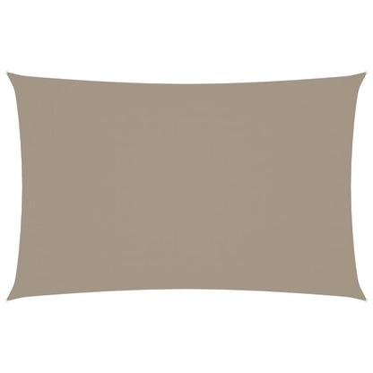 Sunshade Sail Oxford Fabric Rectangular 2x5 m Taupe
