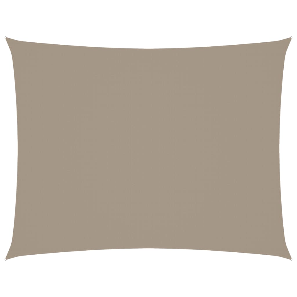 Sunshade Sail Oxford Fabric Rectangular 3x4 m Taupe