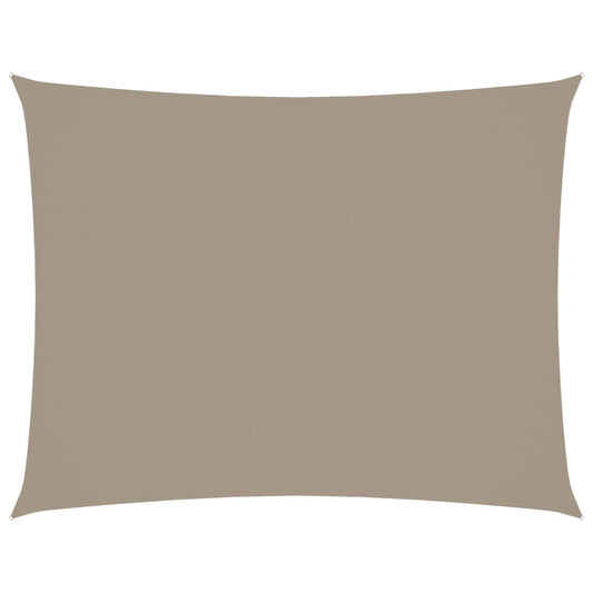 Sunshade Sail Oxford Fabric Rectangular 3x4 m Taupe