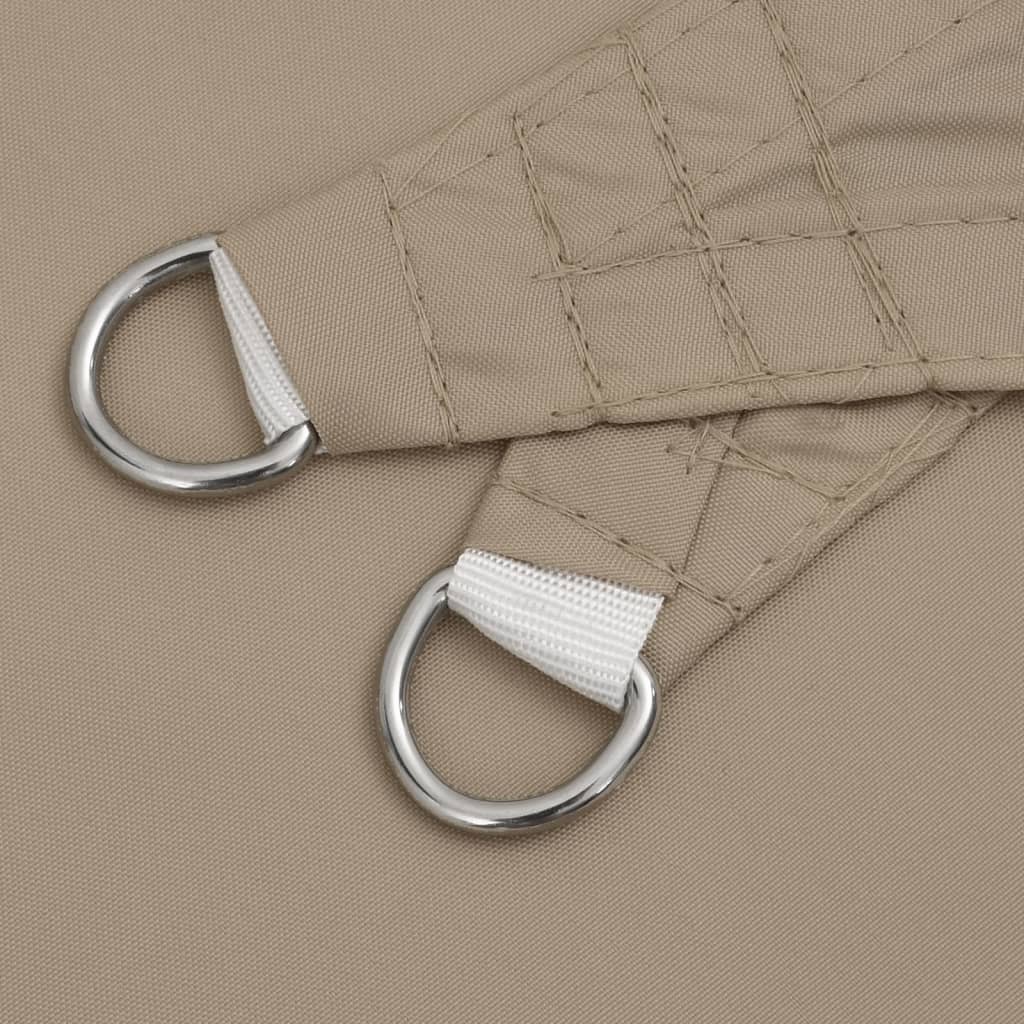 Sunshade Sail Oxford Fabric Rectangular 3x5 m Taupe