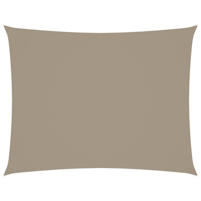 Sunshade Sail Oxford Fabric Rectangular 3x6 m Taupe