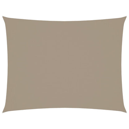 Sunshade Sail Oxford Fabric Rectangular 3.5x5 m Taupe