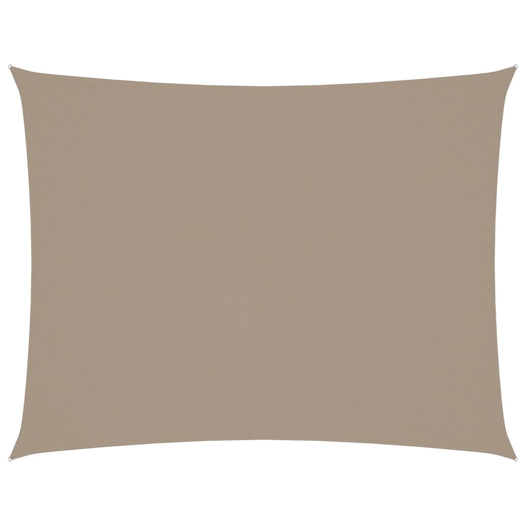 Sunshade Sail Oxford Fabric Rectangular 4x6 m Taupe