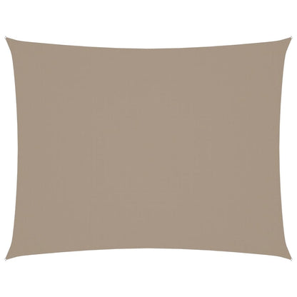 Sunshade Sail Oxford Fabric Rectangular 4x6 m Taupe