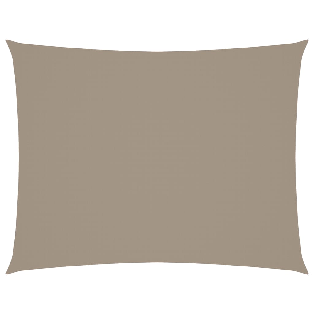 Sunshade Sail Oxford Fabric Rectangular 5x6 m Taupe