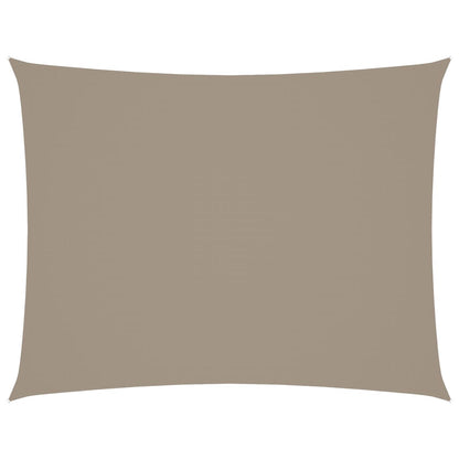 Sunshade Sail Oxford Fabric Rectangular 5x6 m Taupe