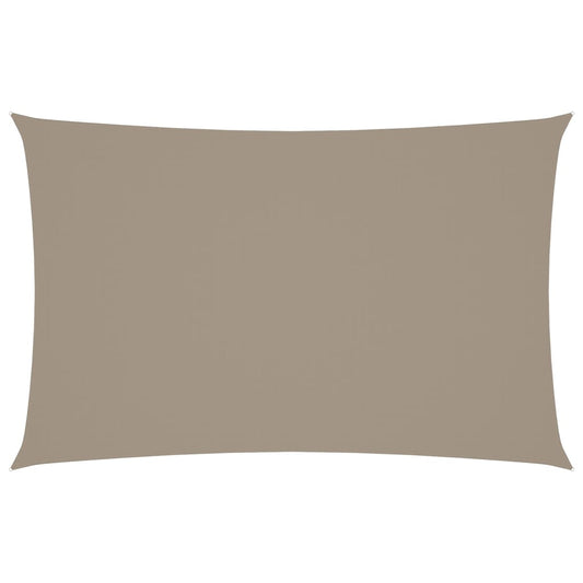 Sunshade Sail Oxford Fabric Rectangular 5x8 m Taupe
